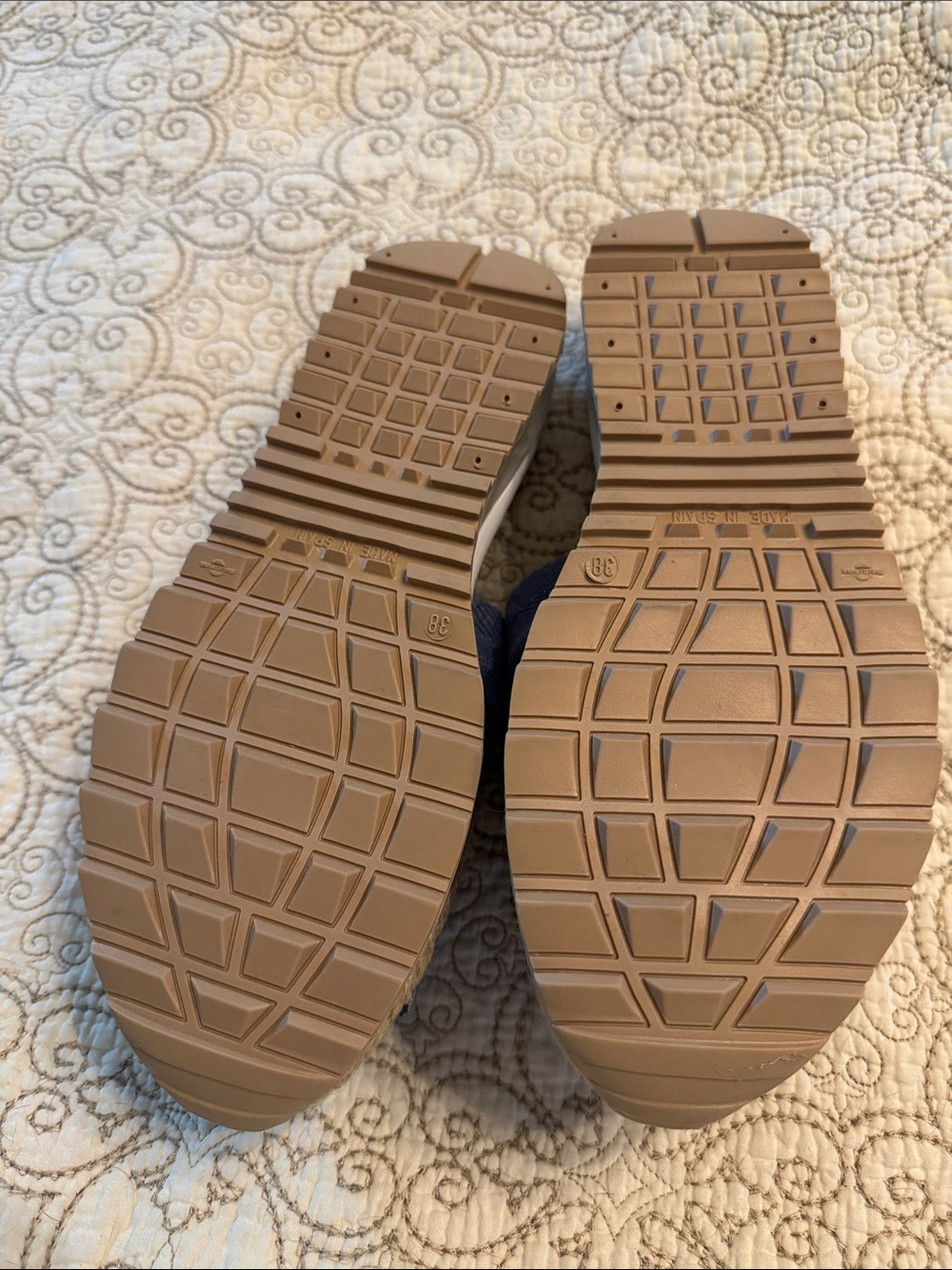 Free People New Chapmin denim Blue Knotted Sport Slide Sandals!! - Picture 3 of 4
